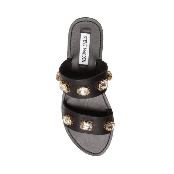 Sandalias Steve Madden Jem Feminino Pretas Multicoloridas | SM-172PV