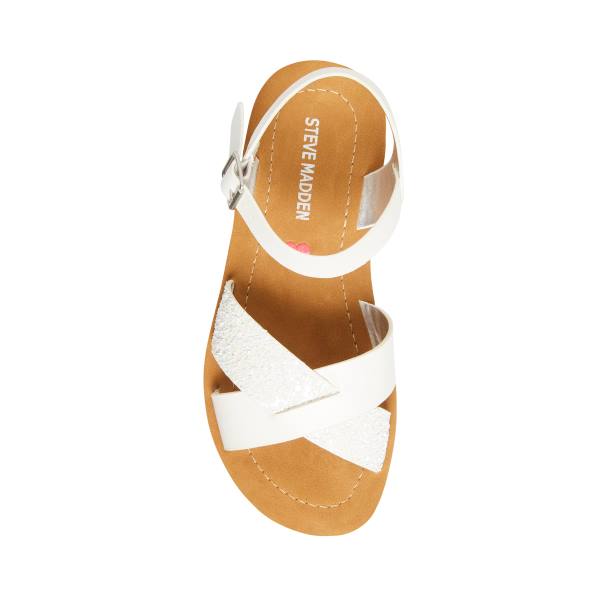 Sandalias Steve Madden Jleague Criança Branco | SM-048AF