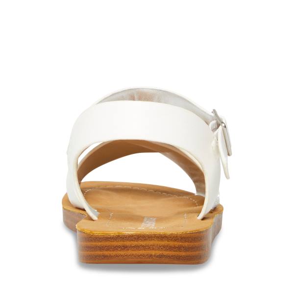 Sandalias Steve Madden Jleague Criança Branco | SM-048AF