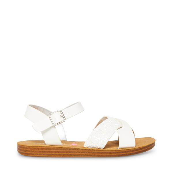 Sandalias Steve Madden Jleague Criança Branco | SM-048AF