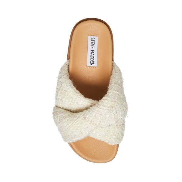 Sandalias Steve Madden Joyce Feminino Branco | SM-320GF