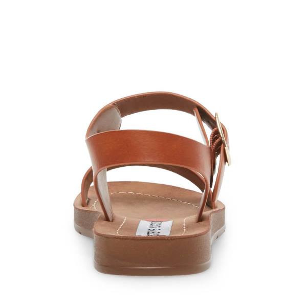 Sandalias Steve Madden Jprobler Cognac Criança Marrom | SM-402GA