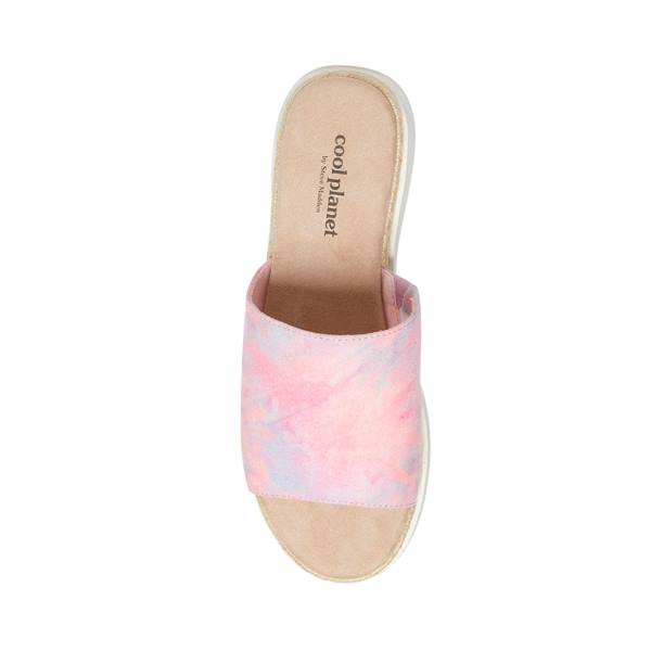 Sandalias Steve Madden Juniper Feminino Rosa Multicoloridas | SM-765DN