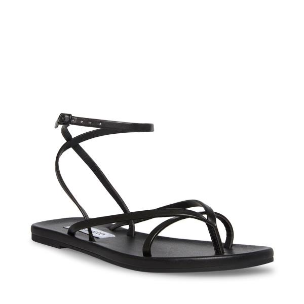 Sandalias Steve Madden Juno Feminino Pretas | SM-105PV