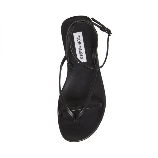 Sandalias Steve Madden Juno Feminino Pretas | SM-105PV