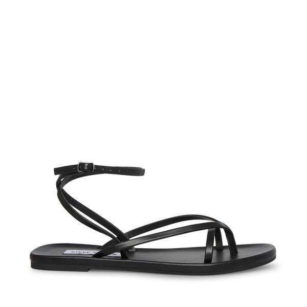 Sandalias Steve Madden Juno Feminino Pretas | SM-105PV