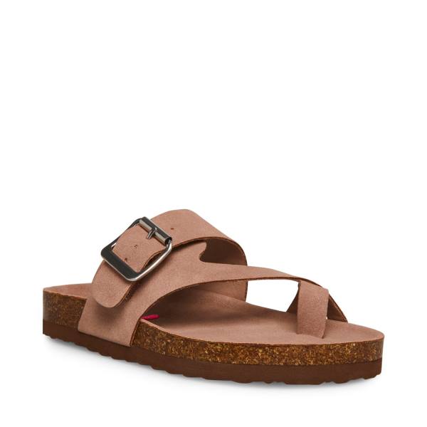 Sandalias Steve Madden Jwaive Blush Criança Rosa | SM-743OZ