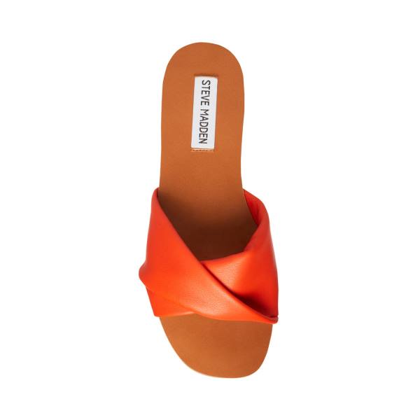 Sandalias Steve Madden Kendria Feminino Vermelhas | SM-120FO