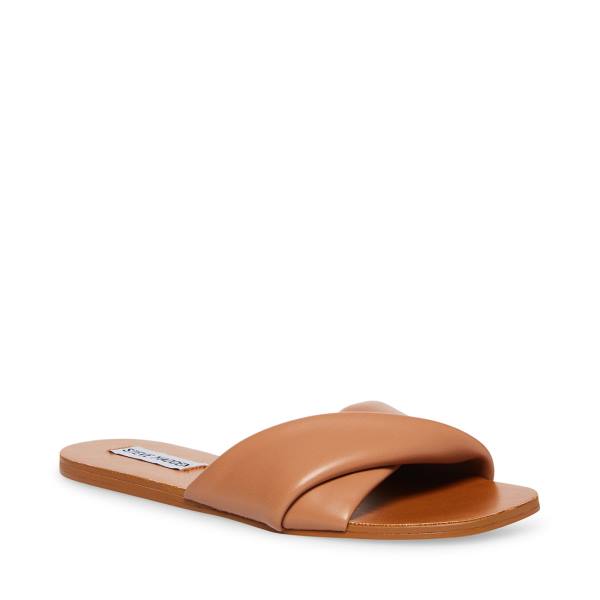 Sandalias Steve Madden Kendria Tan Feminino Marrom | SM-204MY