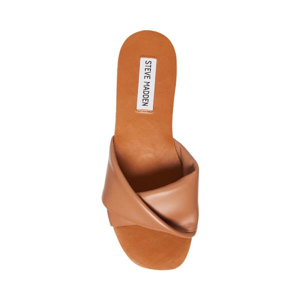 Sandalias Steve Madden Kendria Tan Feminino Marrom | SM-204MY