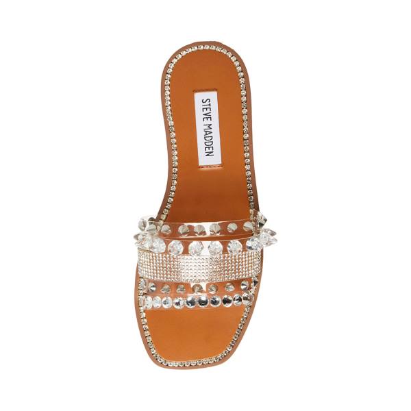 Sandalias Steve Madden Leandra Feminino Clear | SM-782WE