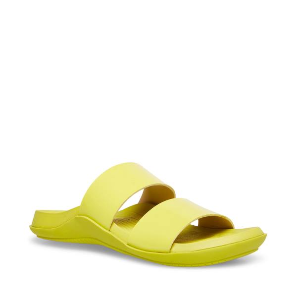 Sandalias Steve Madden Libraa Feminino Amarelas | SM-678VC