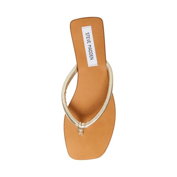 Sandalias Steve Madden Lighthouse Feminino Douradas | SM-509VR