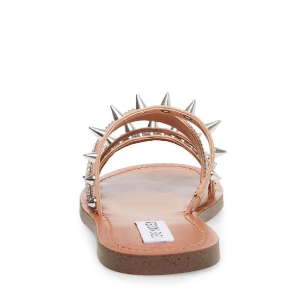 Sandalias Steve Madden Lindy Natural Feminino Bege Multicoloridas | SM-897ZR