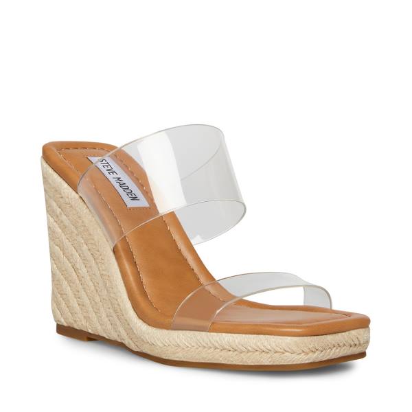 Sandalias Steve Madden Mackie Feminino Clear | SM-907OW