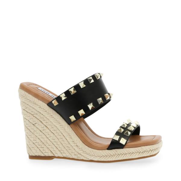 Sandalias Steve Madden Mackie-s Feminino Pretas Multicoloridas | SM-384PH