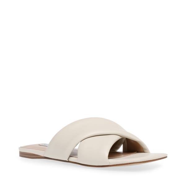 Sandalias Steve Madden Marshal Bone Feminino Bege | SM-847EK