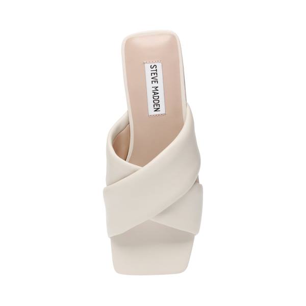 Sandalias Steve Madden Marshal Bone Feminino Bege | SM-847EK