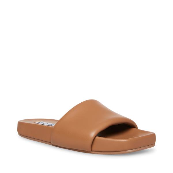 Sandalias Steve Madden Mosy Mocha Feminino Bege | SM-538KA