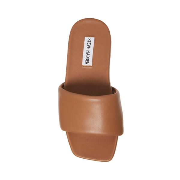 Sandalias Steve Madden Mosy Mocha Feminino Bege | SM-538KA