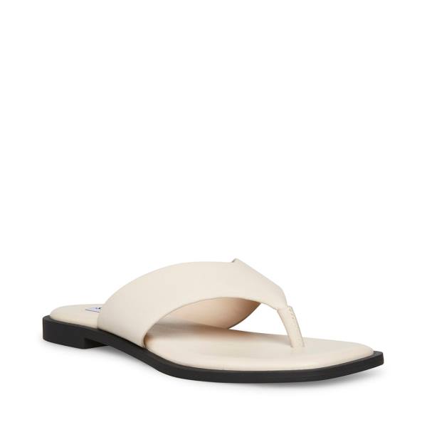 Sandalias Steve Madden Norie Bone Couro Feminino Bege | SM-180AD