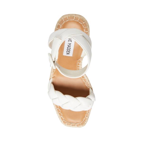 Sandalias Steve Madden Novah Feminino Branco | SM-903VU