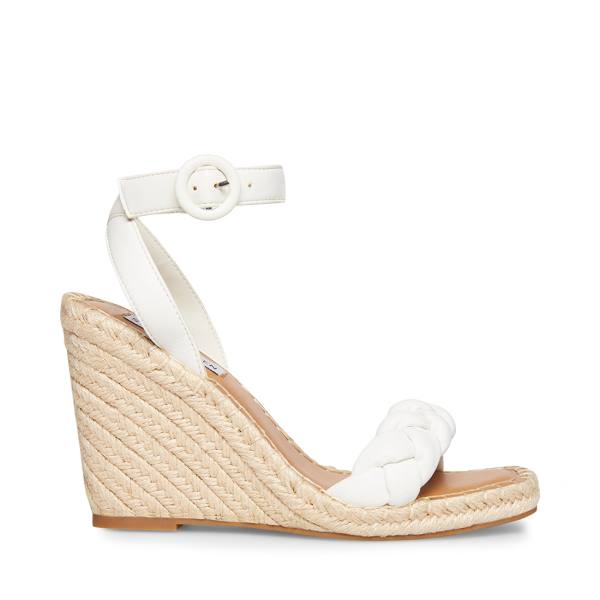 Sandalias Steve Madden Novah Feminino Branco | SM-903VU