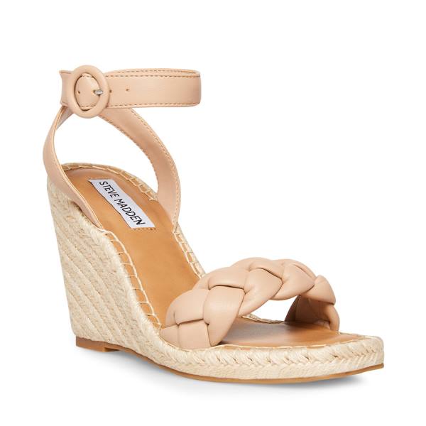 Sandalias Steve Madden Novah Tan Feminino Marrom | SM-125EF