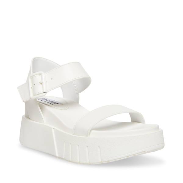 Sandalias Steve Madden Pastry Feminino Branco | SM-865IS