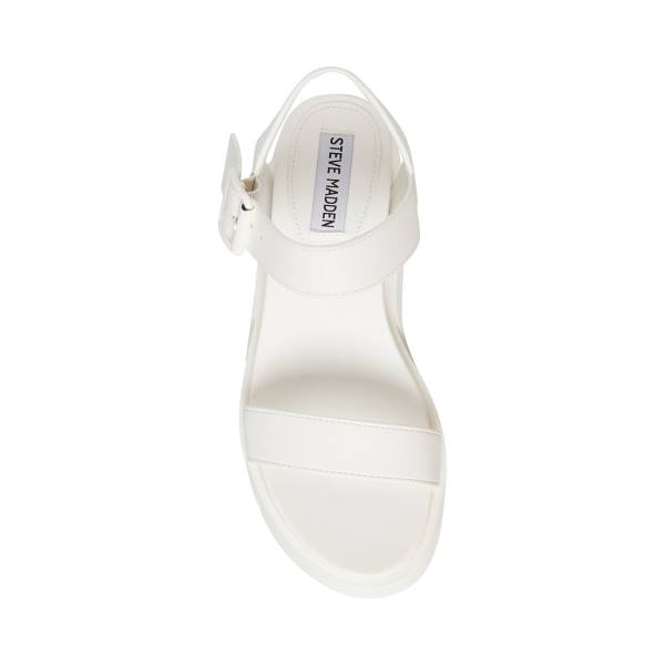 Sandalias Steve Madden Pastry Feminino Branco | SM-865IS