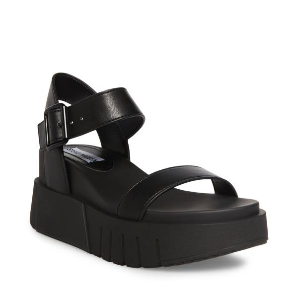 Sandalias Steve Madden Pastry Feminino Pretas | SM-894CI