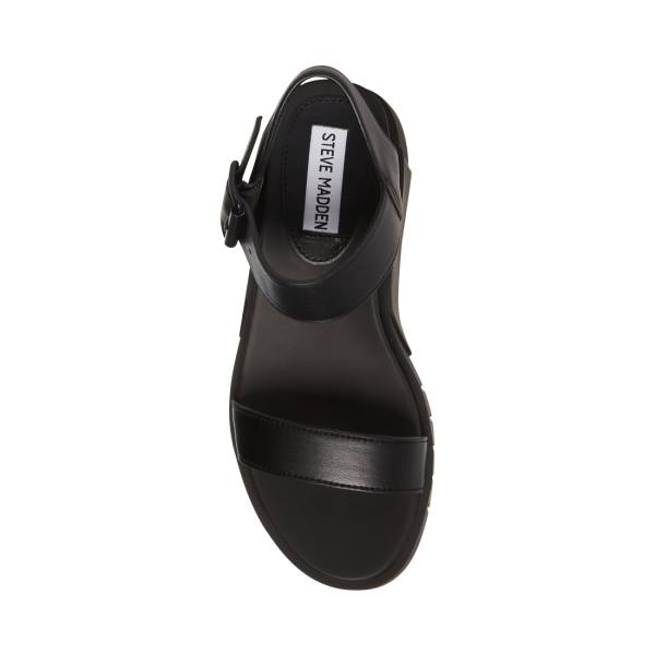 Sandalias Steve Madden Pastry Feminino Pretas | SM-894CI