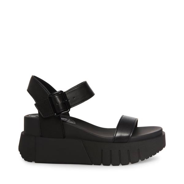 Sandalias Steve Madden Pastry Feminino Pretas | SM-894CI