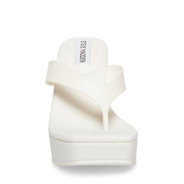 Sandalias Steve Madden Refined Feminino Branco | SM-462IT