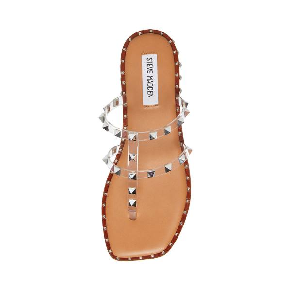 Sandalias Steve Madden Sandie Feminino Clear | SM-247UH