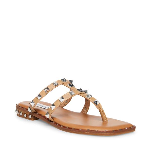 Sandalias Steve Madden Sandie Tan Feminino Marrom | SM-745BK