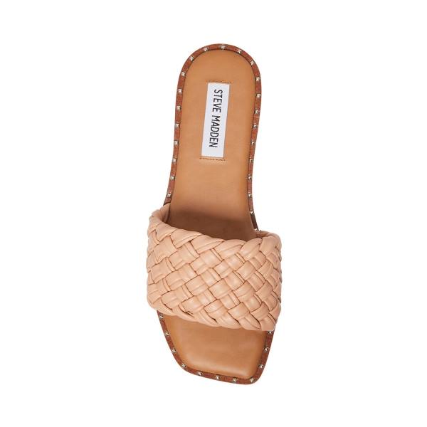 Sandalias Steve Madden Santina Natural Feminino Bege | SM-893DX