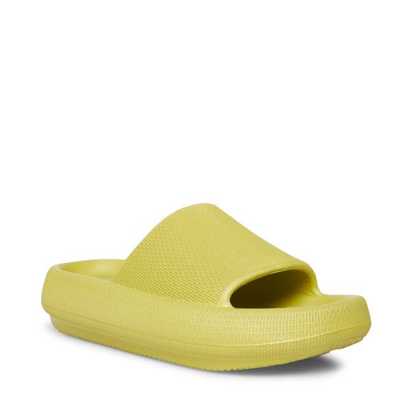 Sandalias Steve Madden Scuba Lime Feminino Luz Verdes | SM-870KM