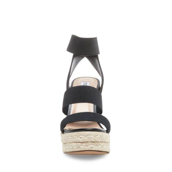 Sandalias Steve Madden Shimmy Feminino Pretas | SM-376IK