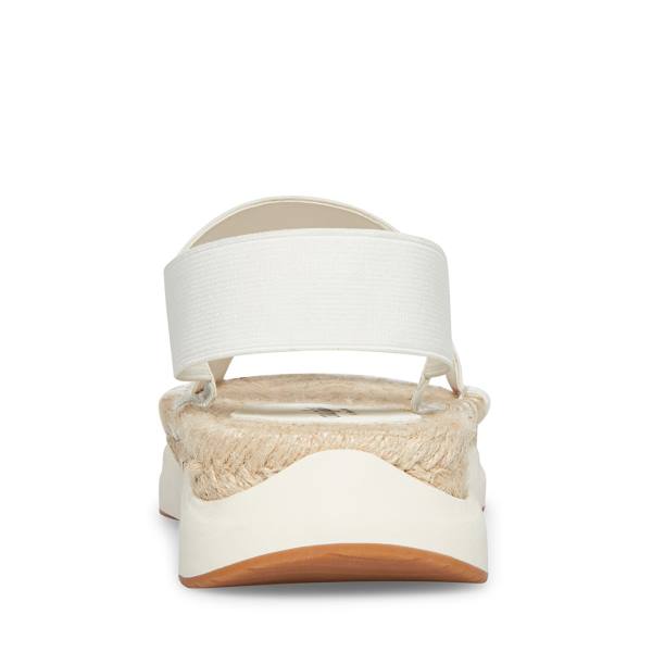 Sandalias Steve Madden Sirrius Fabric Feminino Branco | SM-015NL