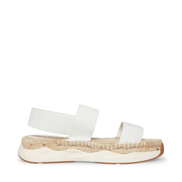 Sandalias Steve Madden Sirrius Fabric Feminino Branco | SM-015NL