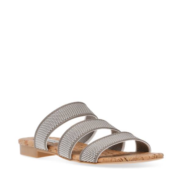 Sandalias Steve Madden Skie Taupe Feminino Cinzentas Marrom | SM-937OX