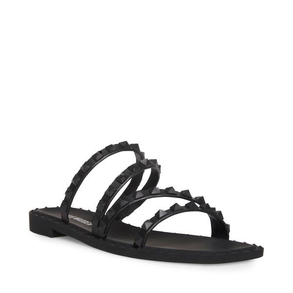 Sandalias Steve Madden Skyler-j Feminino Pretas | SM-265IX