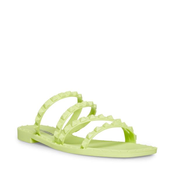 Sandalias Steve Madden Skyler-j Lime Feminino Luz Verdes | SM-106JK