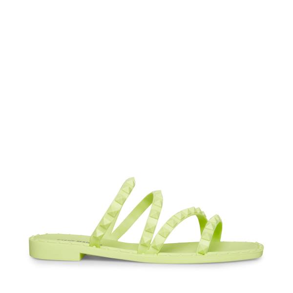 Sandalias Steve Madden Skyler-j Lime Feminino Luz Verdes | SM-106JK