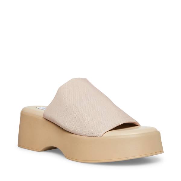 Sandalias Steve Madden Slinky30 Tan Feminino Marrom | SM-209AJ