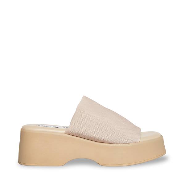 Sandalias Steve Madden Slinky30 Tan Feminino Marrom | SM-209AJ