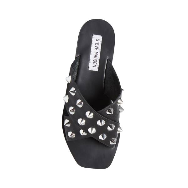 Sandalias Steve Madden Spiked Feminino Pretas Multicoloridas | SM-157IN