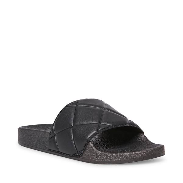 Sandalias Steve Madden Squishy Feminino Pretas | SM-345MU