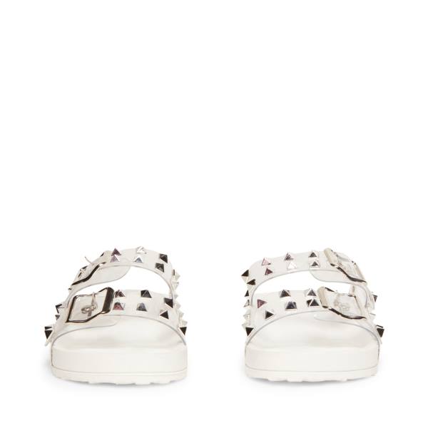 Sandalias Steve Madden Teddy-p Feminino Branco Multicoloridas | SM-601CV